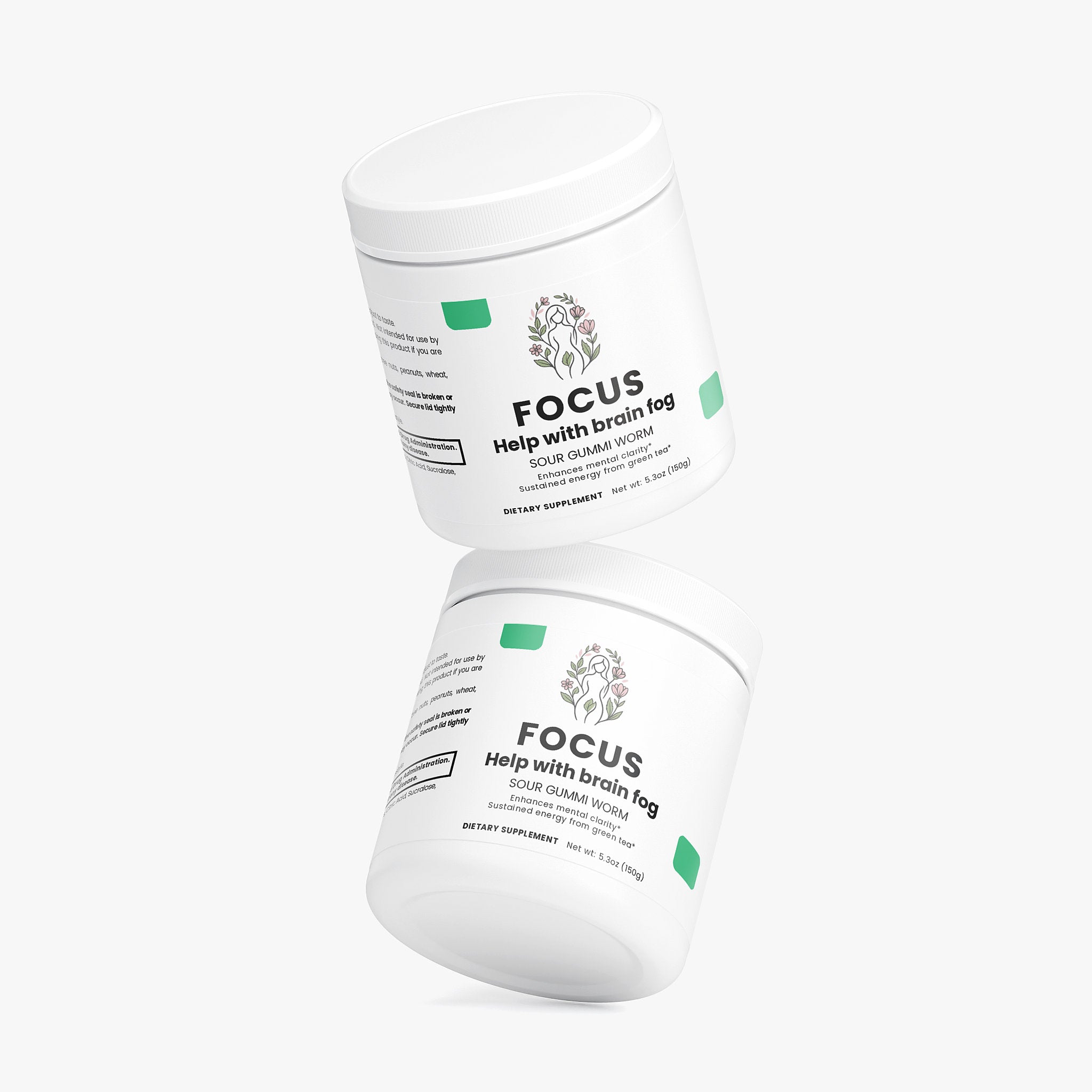 Focus Powder (Sour Gummi Worm)