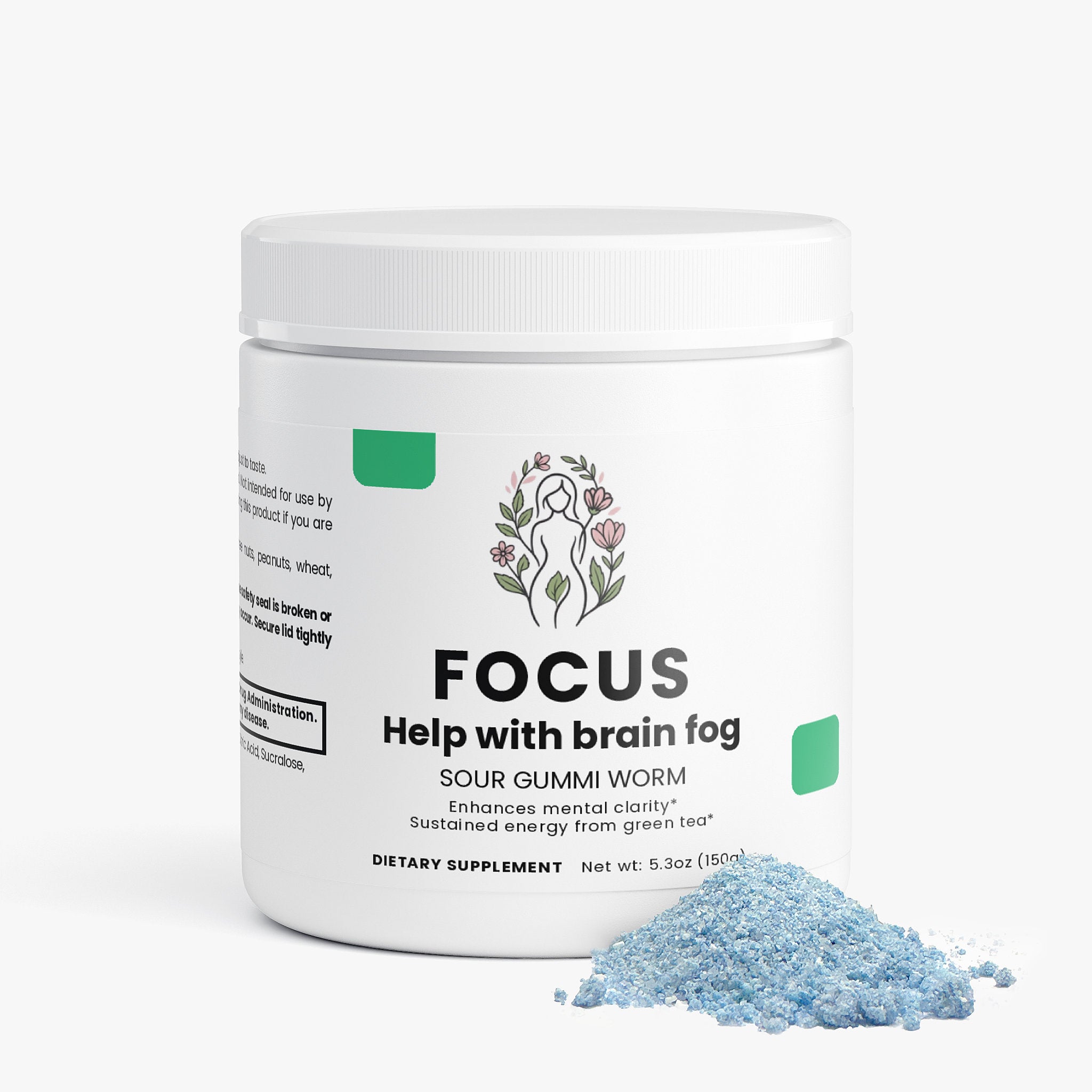 Focus Powder (Sour Gummi Worm)