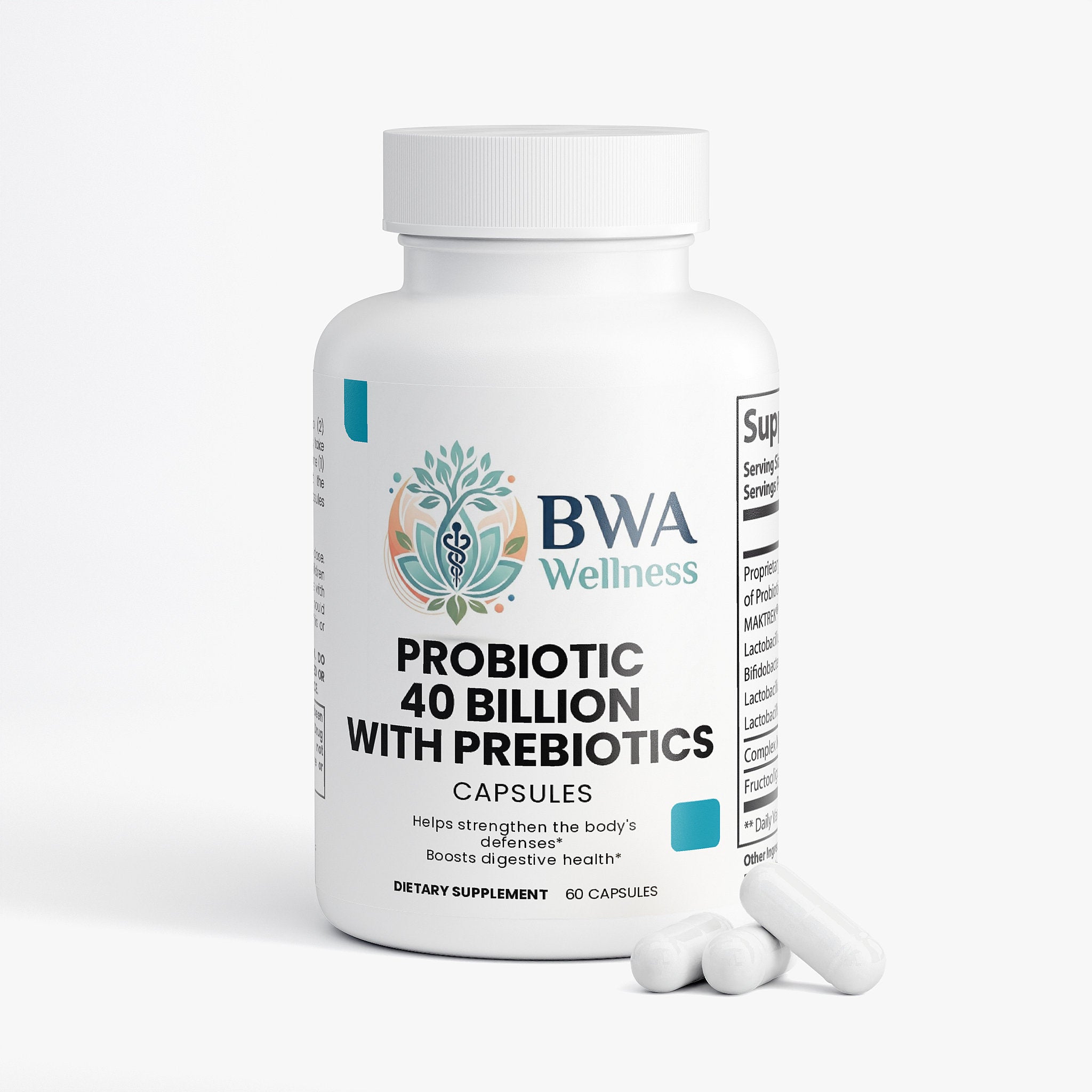 Probiotic 40 Billion with Prebiotics